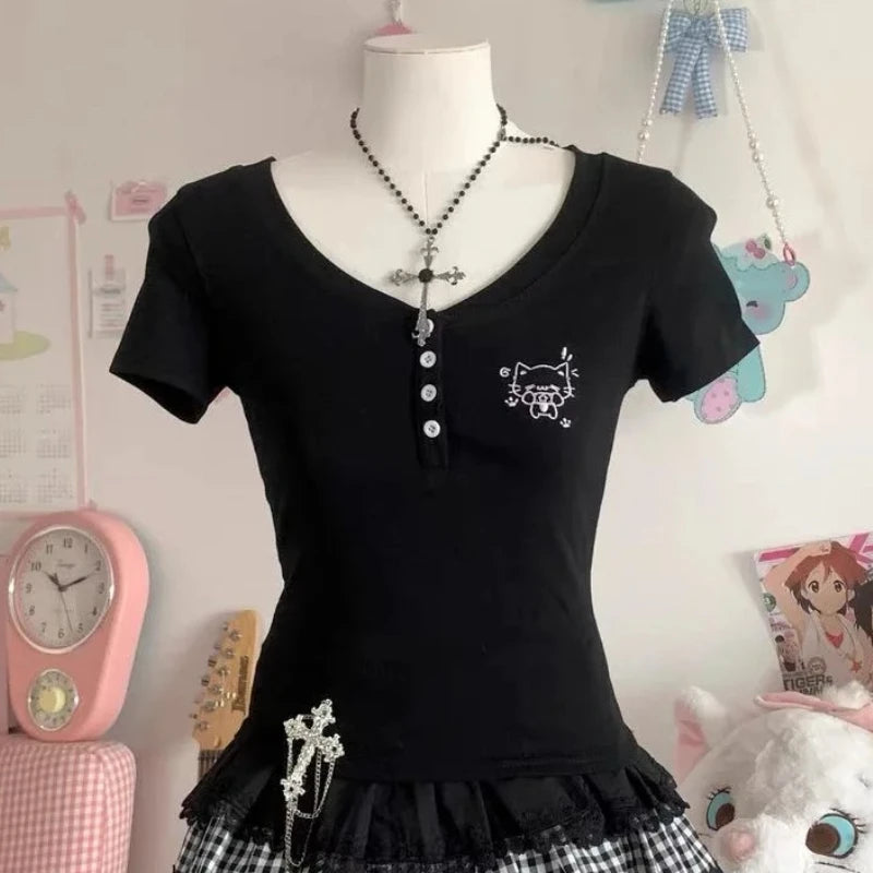 American Sexy Spice Girls Denim Shorts Slim Bodycon Hot Sell Trendy Y2K Goth Mujer Pantalones Pure Desire Punk Style Moda Pants